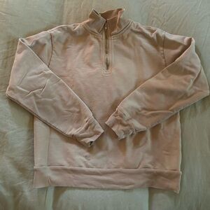 RJ quarter zip hoodie, size small, honey colorway, **play condition**